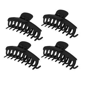 New Hair Claw Clips for Women, Strong Hold Hair Clip for Thick Hair, 4 Inch 4 Pk